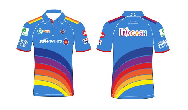 Delhi Capitals to don specially designed JSW Paints colourful jersey