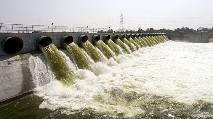 24 Gates Opened At Lakshmi Barrage