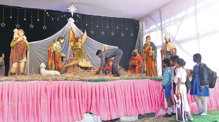 Hyderabadis prepare for safe Christmas