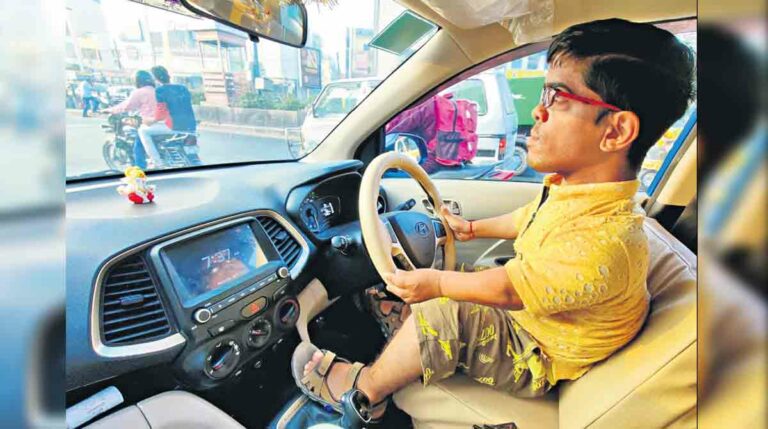 Gattipally Shivalal becomes first dwarf in country to earn driving licence