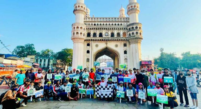 Hyderabad: Relief Riders India pedal for the Nobel